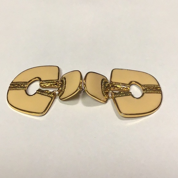 Vintage Signed Edgar Berebi Enamel Earrings *EUC* - Picture 7 of 8